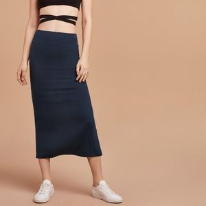 Aritzia Wilfred Black XS Nadia Maxi Skirt
